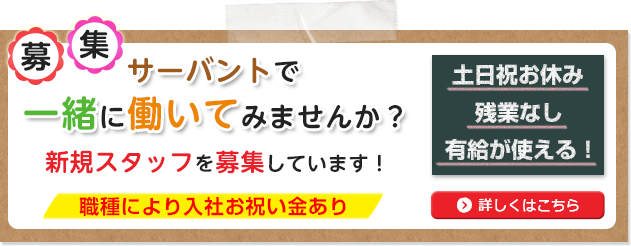 新規スタッフ募集